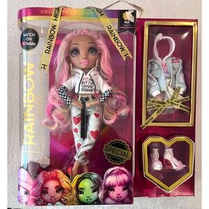 MGA Rainbow High KIA HART Special Edition Fashion Doll + OUTFIT Shoe NEW Sealed